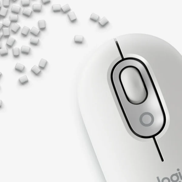 Logitech POP Mouse-Off White | Playful Wireless Bluetooth Mouse | Customizable Emoji Button | 3 Device Easy-Switch | 24-Month Battery | SmartWheel | SilentTouch - Image 4