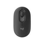 Logitech POP Mouse-Graphite | Playful Wireless Bluetooth Mouse | Customizable Emoji Button | 3 Device Easy-Switch | 24-Month Battery | SmartWheel | SilentTouch
