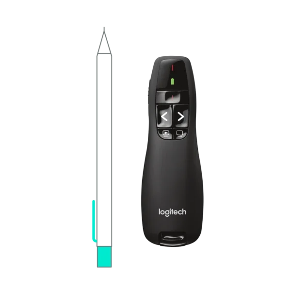 Logitech R400 | Red Laser Pointer | 15m Range | Intuitive Slide Controls | Plug-and-Play USB - Image 5