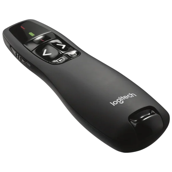 Logitech R400 | Red Laser Pointer | 15m Range | Intuitive Slide Controls | Plug-and-Play USB - Image 2