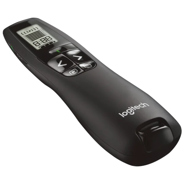 Logitech R800 | Green Laser Pointer | LCD Timer & Alerts | 30m Range | USB Plug-and-Play - Image 2