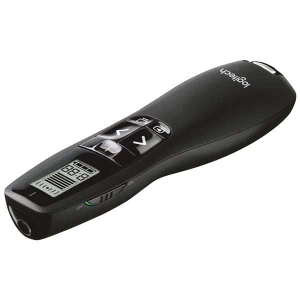 Logitech R800 | Green Laser Pointer | LCD Timer & Alerts | 30m Range | USB Plug-and-Play - Image 3