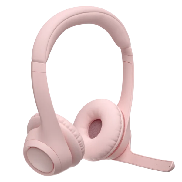 Logitech Zone 300-Rose | Wireless Headset | Bluetooth 5.3 | USB-C Receiver | 30m Range | 20-Hour Battery | Noise-Canceling Mics - Image 5