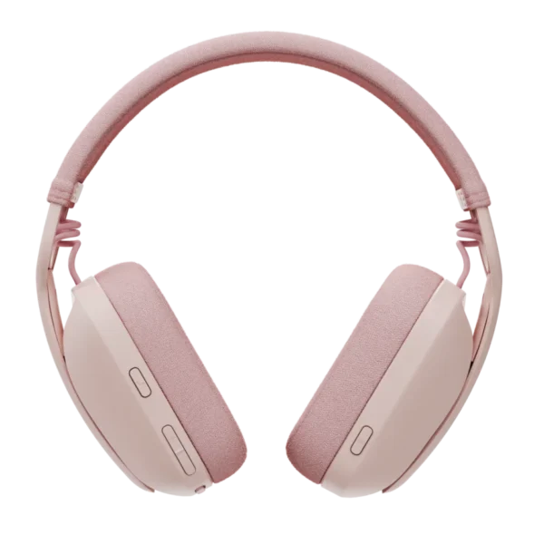 Logitech ZONE VIBE 100 Rose | 20-Hour Battery | 40mm Drivers | Dual MEMS Mics | Bluetooth 5.2 | 30m Range - Image 4