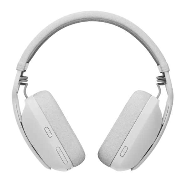 Logitech ZONE VIBE 100 Off White | 20-Hour Battery | 40mm Drivers | Dual MEMS Mics | Bluetooth 5.2 | 30m Range - Image 4