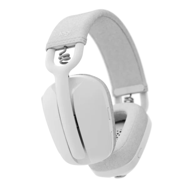 Logitech ZONE VIBE 100 Off White | 20-Hour Battery | 40mm Drivers | Dual MEMS Mics | Bluetooth 5.2 | 30m Range - Image 5
