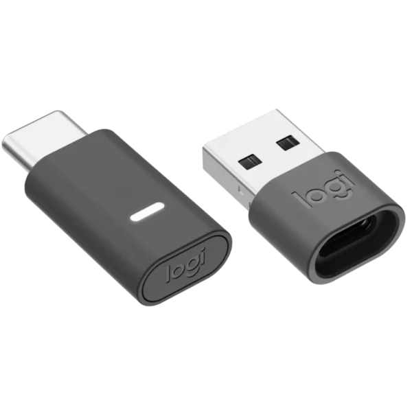 Logitech ZONE VIBE Graphite | 40mm Drivers | Dual MEMS Mics | 20-Hour Battery | Bluetooth + USB-C Receiver | Lightweight 185g - Image 4
