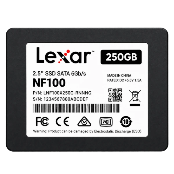 Lexar NF100 250GB Internal SSD
