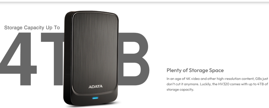 ADATA AHV320-1TU31-CBK 