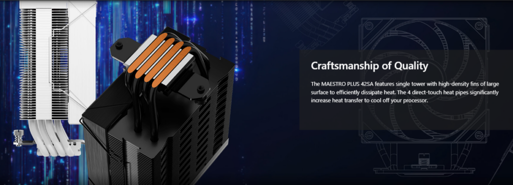 ADATA MAESTRO PLUS 42SA CPU Air Cooler