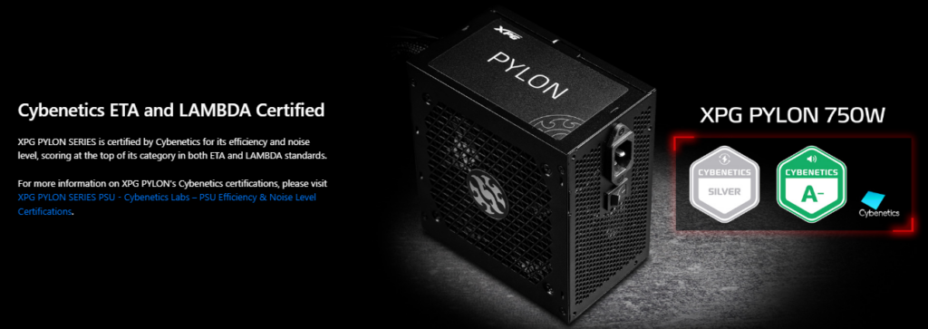 ADATA XPG PYLON 550W Power Supply 