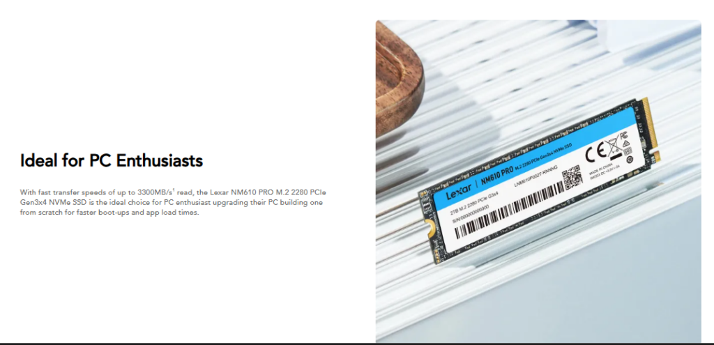 Lexar LNM610P002T-RNNNG NM610 Pro 