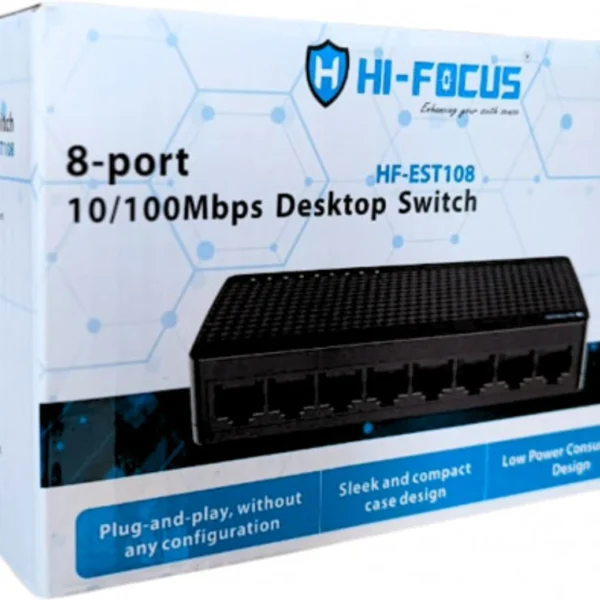 Hi-Focus HF-EST108 8-Port