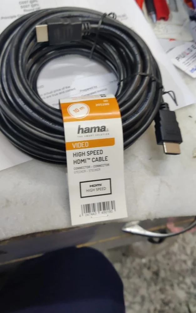 HAMA HDMI Cable 4K Plug