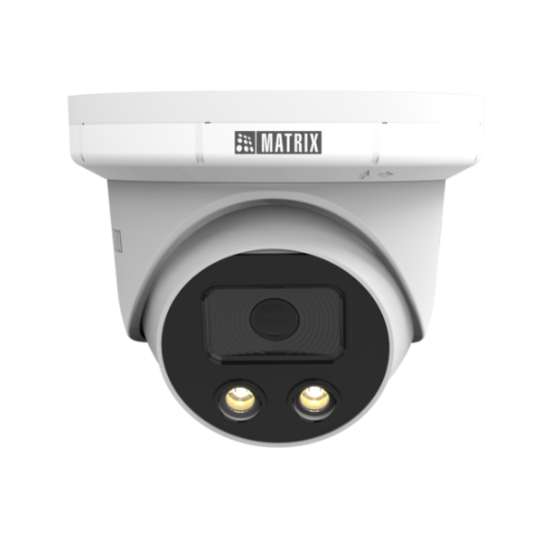 Matrix SATATYA MITC20FL60CWS P2 2MP All Color Turret Camera – 6mm Fixed Lens, 30m Warm Light, PoE, IP67 - Image 2
