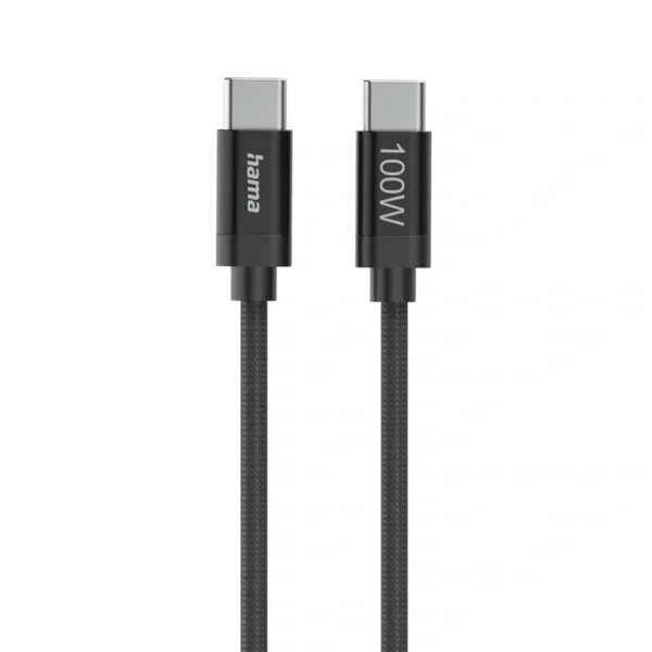 Hama Fabric Charging Cable USB-C Plug