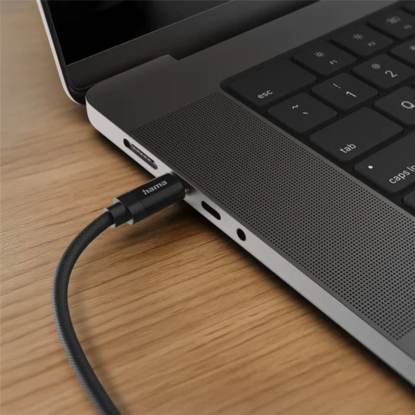 Hama Fabric Charging Cable USB-C Plug