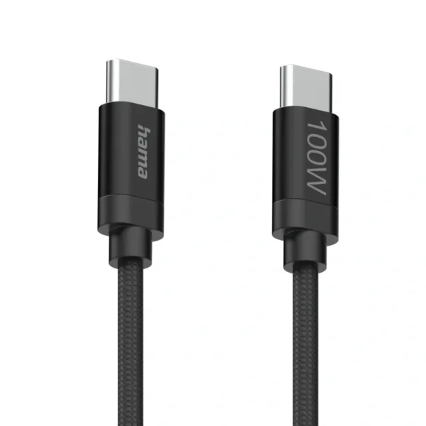 Hama Fabric Charging Cable USB-C Plug