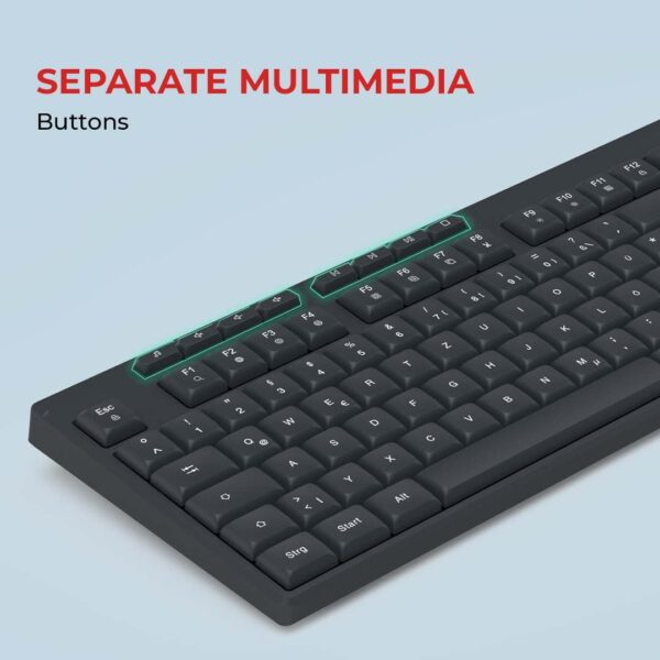 Hama WKM-200 Wireless Keyboard Mouse Set