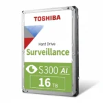 Toshiba S300 AI 16TB Surveillance Hard Drive 7200RPM SATA 3.5-inch | 5 Year Limited Warranty | MG11ACA16TE-V